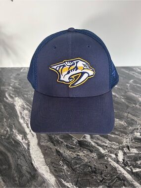 Fanatics Nashville Predators Navy Flex Hat